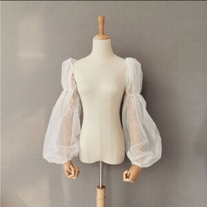 Ivory Detachable Sleeves